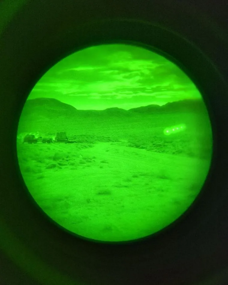 BreachON markers at range through an AN/PVS-14